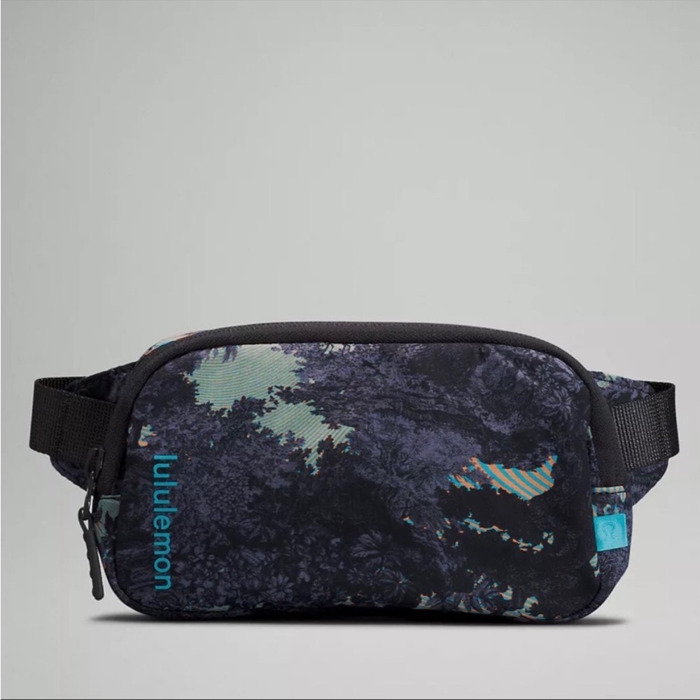 lululemon athletica Black with Teal Accent Mini Bag